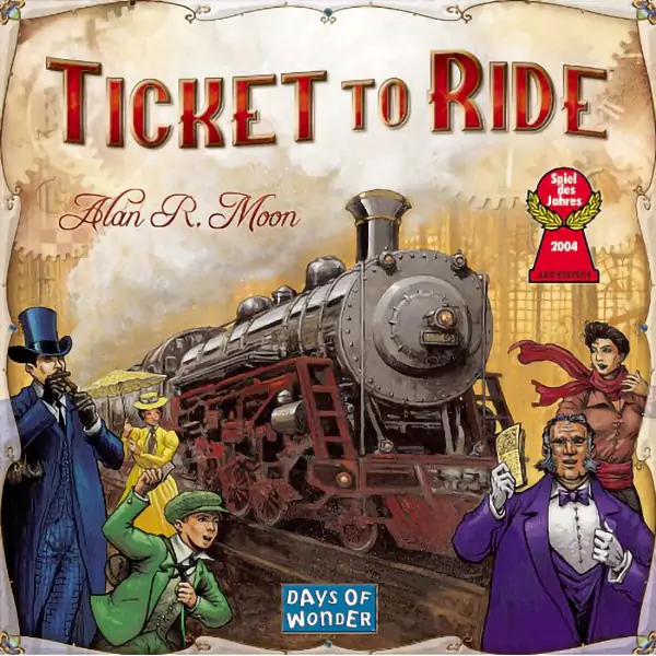 ticket to ride boardame box cover